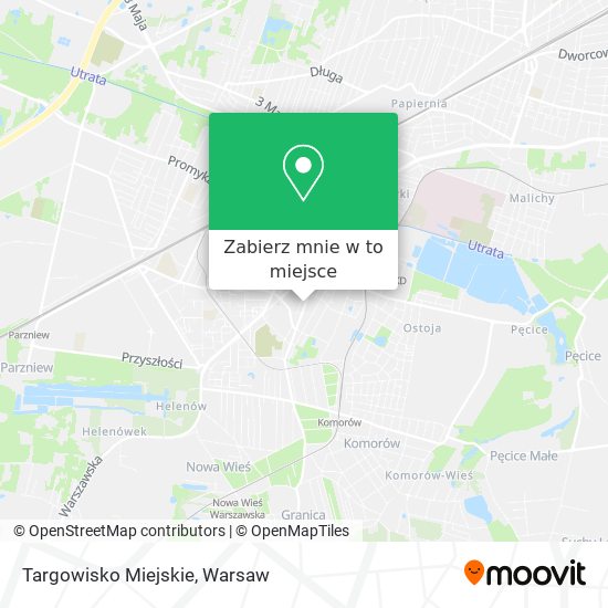 Mapa Targowisko Miejskie