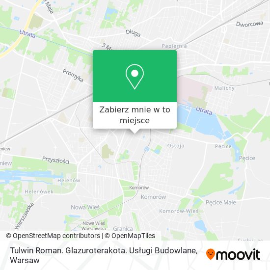 Mapa Tulwin Roman. Glazuroterakota. Usługi Budowlane