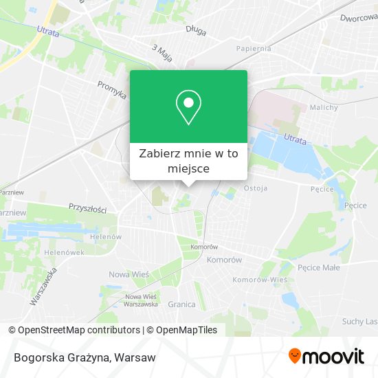 Mapa Bogorska Grażyna