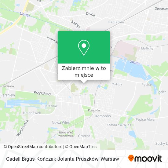 Mapa Cadell Bigus-Kończak Jolanta Pruszków