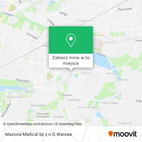 Mapa Mazovia Medical Sp z o O