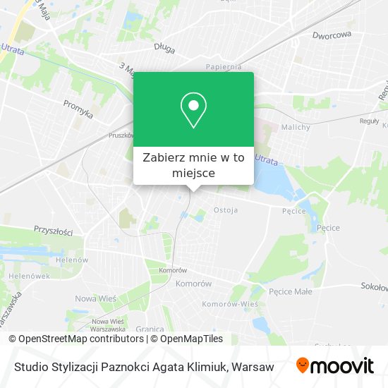 Mapa Studio Stylizacji Paznokci Agata Klimiuk