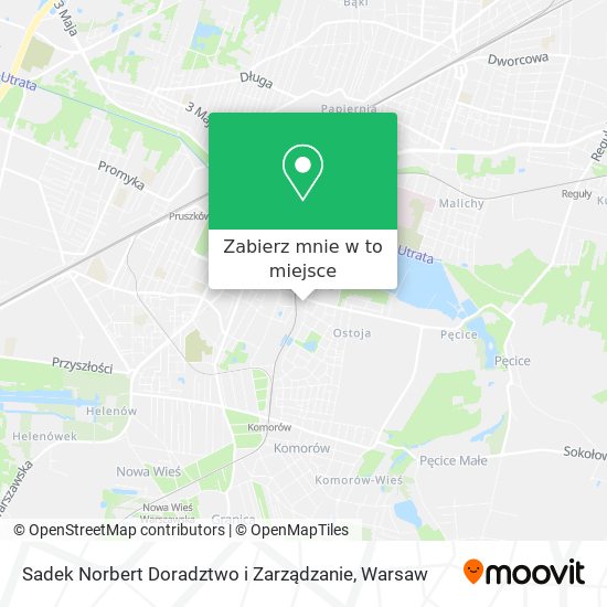 Mapa Sadek Norbert Doradztwo i Zarządzanie