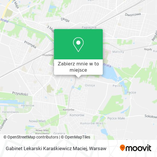 Mapa Gabinet Lekarski Karaśkiewicz Maciej