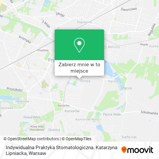 Mapa Indywidualna Praktyka Stomatologiczna. Katarzyna Lipniacka