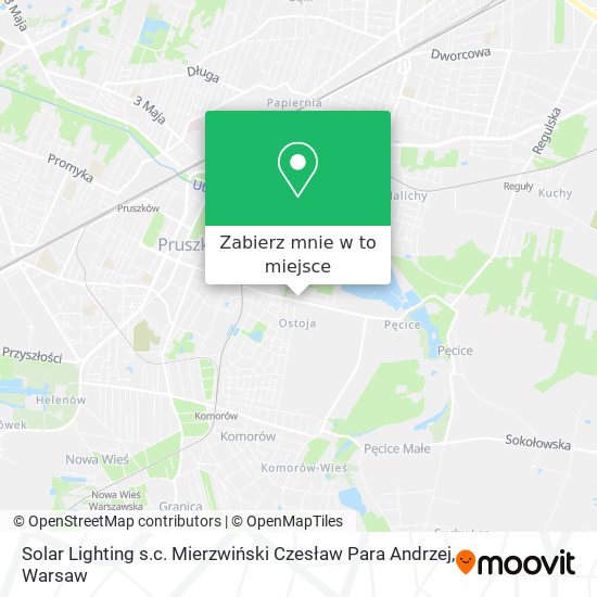 Mapa Solar Lighting s.c. Mierzwiński Czesław Para Andrzej