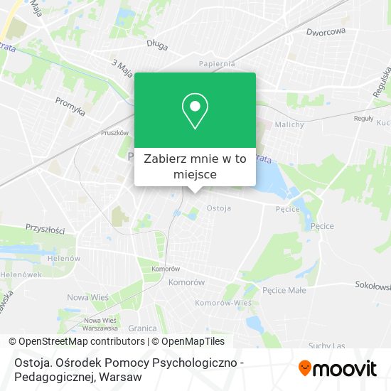 Mapa Ostoja. Ośrodek Pomocy Psychologiczno - Pedagogicznej