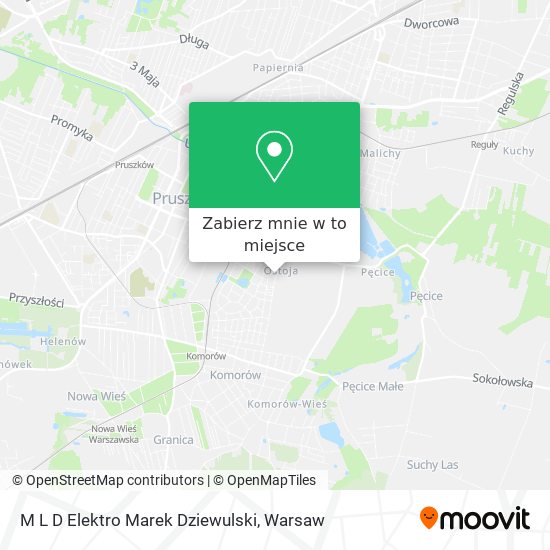 Mapa M L D Elektro Marek Dziewulski