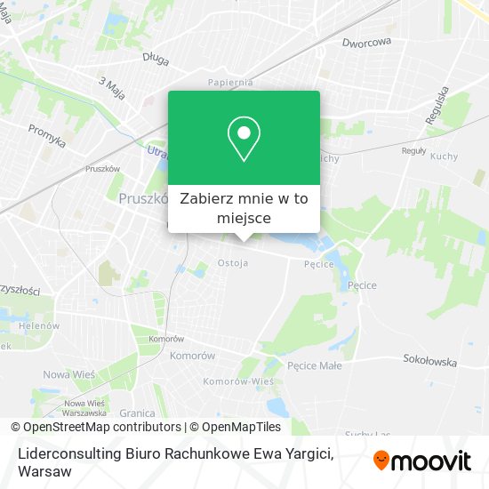 Mapa Liderconsulting Biuro Rachunkowe Ewa Yargici