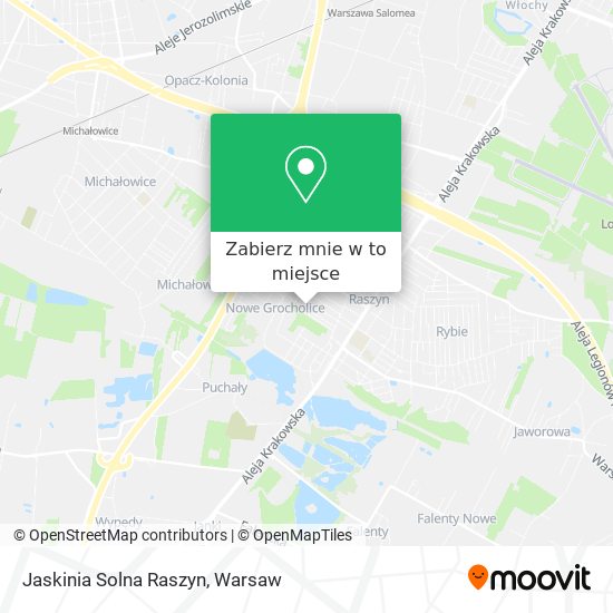 Mapa Jaskinia Solna Raszyn