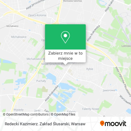 Mapa Redecki Kazimierz. Zakład Ślusarski