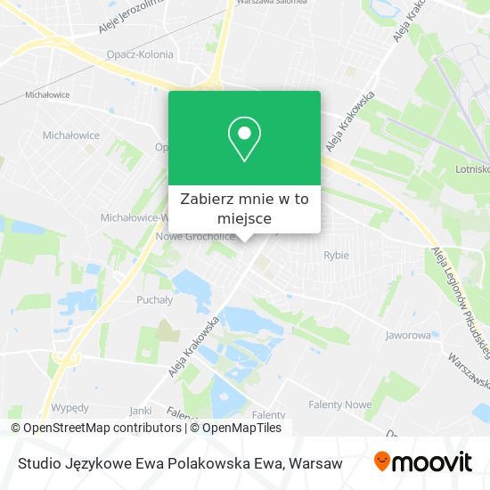 Mapa Studio Językowe Ewa Polakowska Ewa