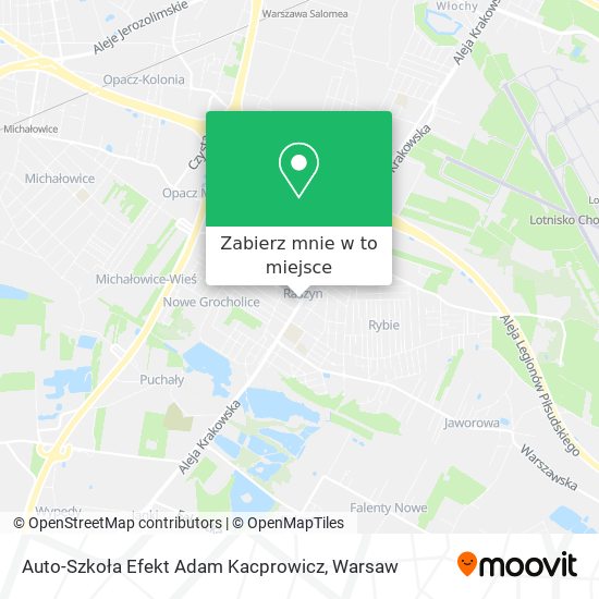 Mapa Auto-Szkoła Efekt Adam Kacprowicz