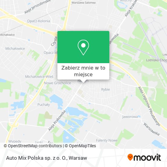 Mapa Auto Mix Polska sp. z o. O.