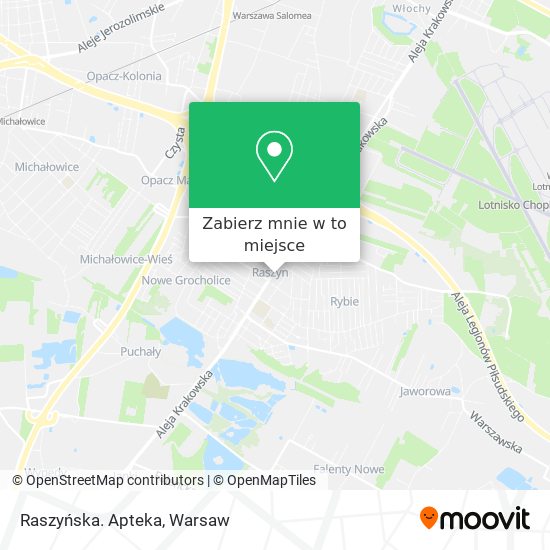 Mapa Raszyńska. Apteka