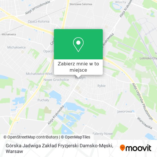 Mapa Górska Jadwiga Zakład Fryzjerski Damsko-Męski