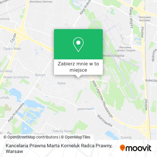 Mapa Kancelaria Prawna Marta Korneluk Radca Prawny