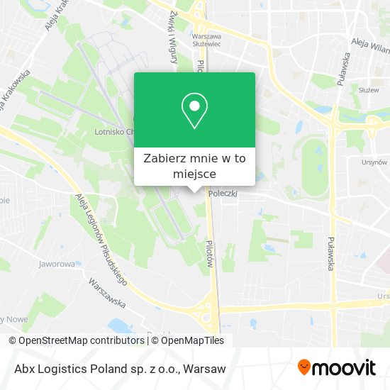 Mapa Abx Logistics Poland sp. z o.o.