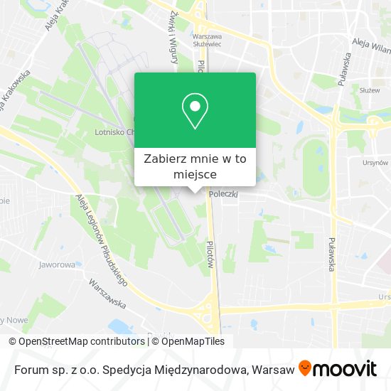 Mapa Forum sp. z o.o. Spedycja Międzynarodowa