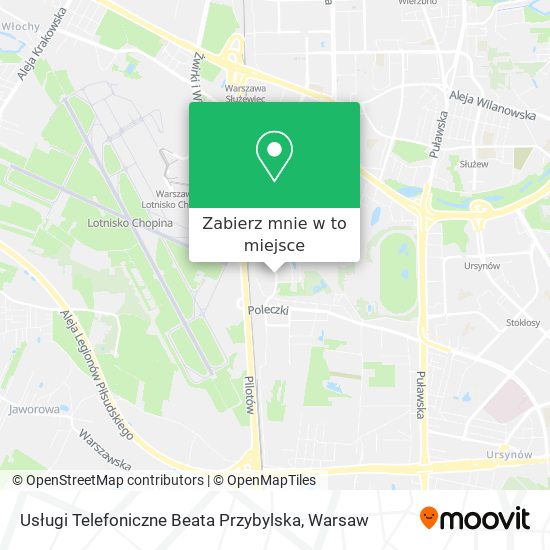 Mapa Usługi Telefoniczne Beata Przybylska