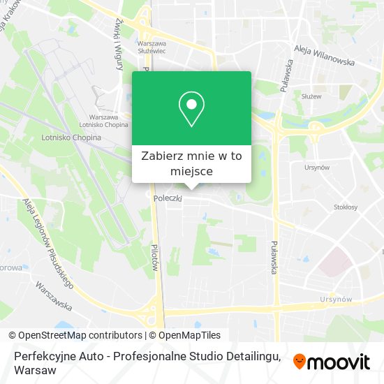 Mapa Perfekcyjne Auto - Profesjonalne Studio Detailingu