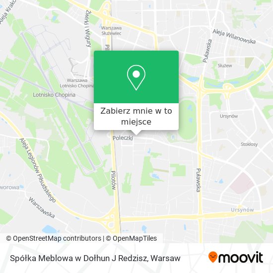 Mapa Spółka Meblowa w Dołhun J Redzisz