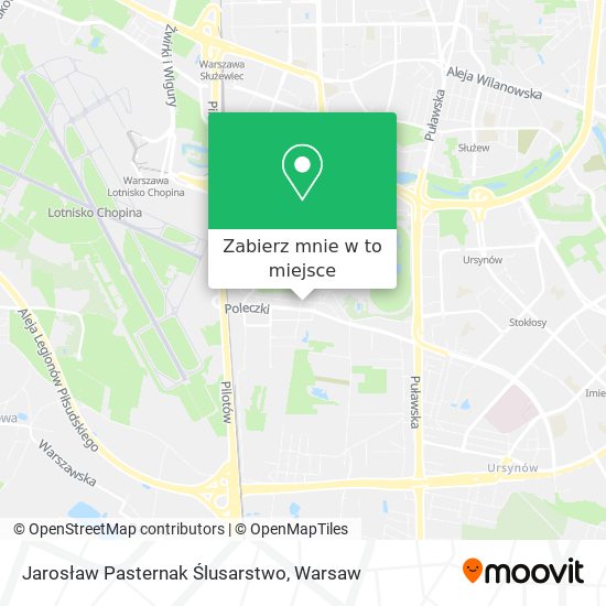 Mapa Jarosław Pasternak Ślusarstwo