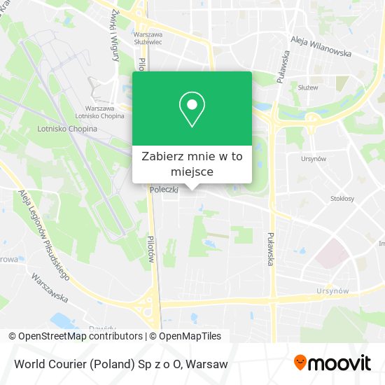 Mapa World Courier (Poland) Sp z o O