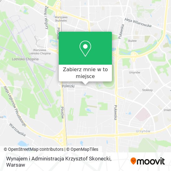 Mapa Wynajem i Administracja Krzysztof Skonecki