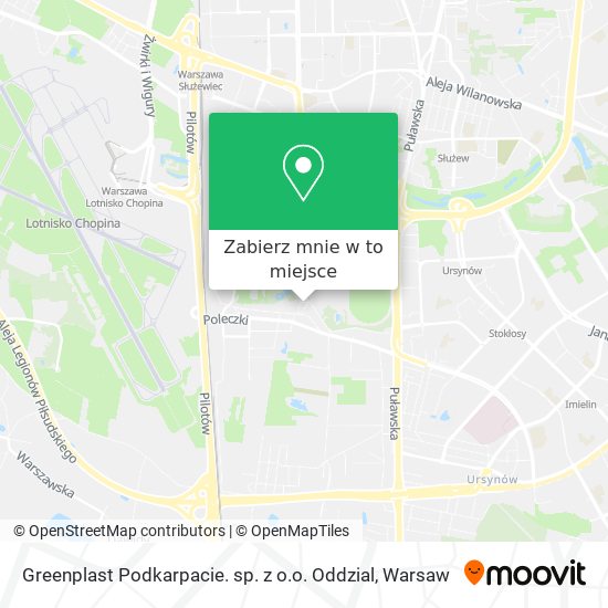 Mapa Greenplast Podkarpacie. sp. z o.o. Oddzial