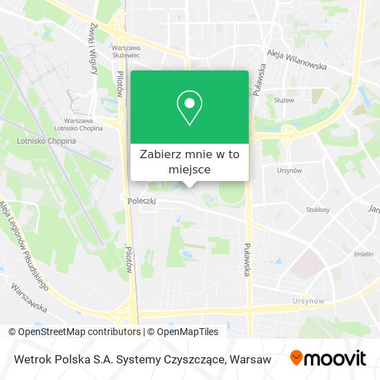 Mapa Wetrok Polska S.A. Systemy Czyszczące