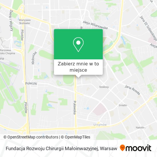 Mapa Fundacja Rozwoju Chirurgii Małoinwazyjnej