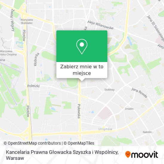 Mapa Kancelaria Prawna Głowacka Szyszka i Wspólnicy