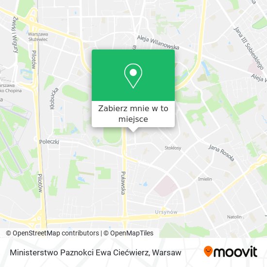 Mapa Ministerstwo Paznokci Ewa Ciećwierz