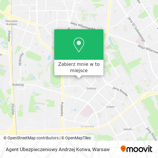 Mapa Agent Ubezpieczeniowy Andrzej Kotwa