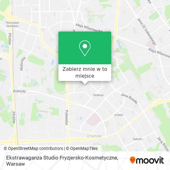 Mapa Ekstrawaganza Studio Fryzjersko-Kosmetyczne