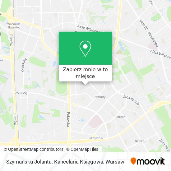 Mapa Szymańska Jolanta. Kancelaria Księgowa