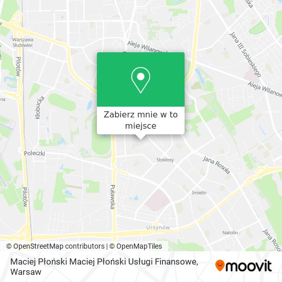 Mapa Maciej Płoński Maciej Płoński Usługi Finansowe