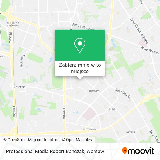 Mapa Professional Media Robert Bańczak