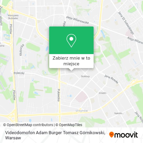 Mapa Videodomofon Adam Burger Tomasz Górnikowski