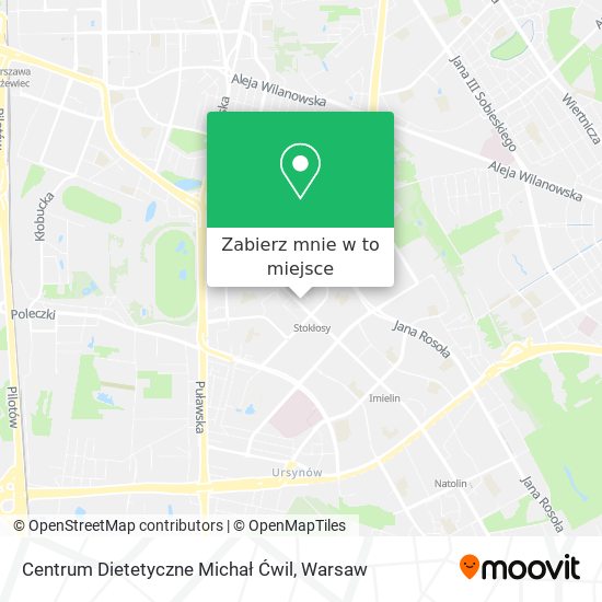 Mapa Centrum Dietetyczne Michał Ćwil