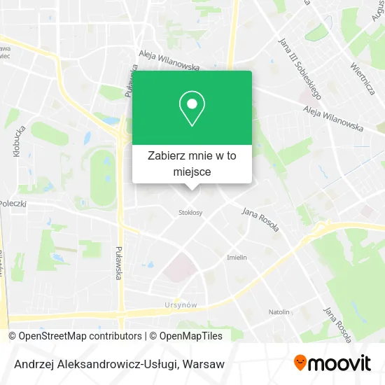 Mapa Andrzej Aleksandrowicz-Usługi