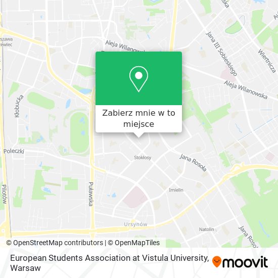 Mapa European Students Association at Vistula University