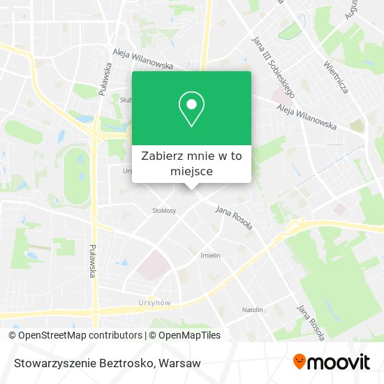 Mapa Stowarzyszenie Beztrosko