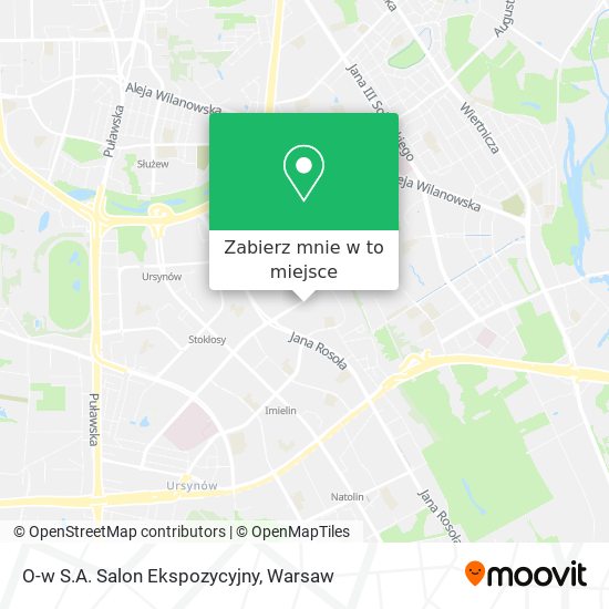 Mapa O-w S.A. Salon Ekspozycyjny