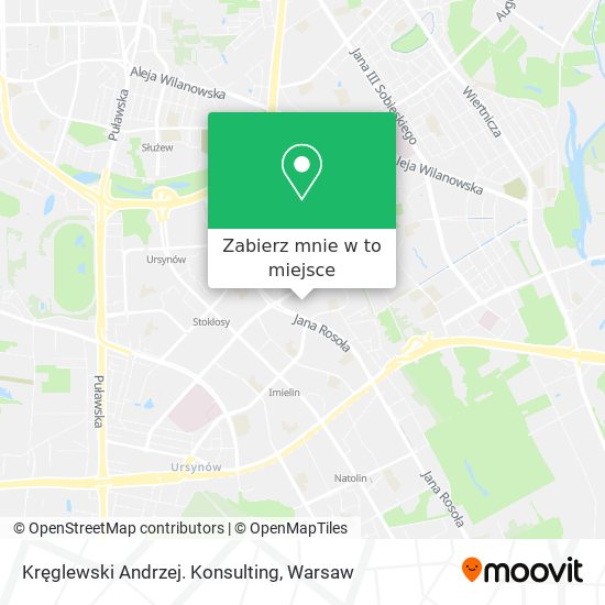 Mapa Kręglewski Andrzej. Konsulting