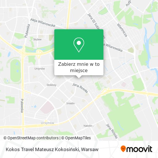 Mapa Kokos Travel Mateusz Kokosiński