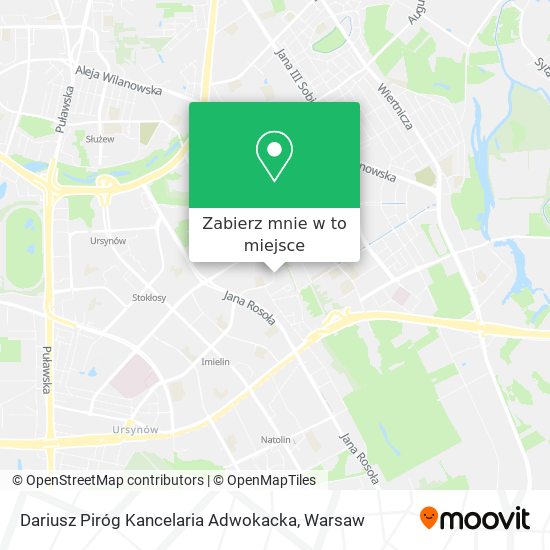 Mapa Dariusz Piróg Kancelaria Adwokacka