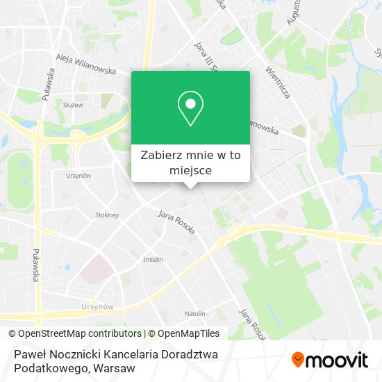 Mapa Paweł Nocznicki Kancelaria Doradztwa Podatkowego