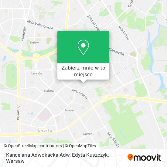 Mapa Kancelaria Adwokacka Adw. Edyta Kuszczyk